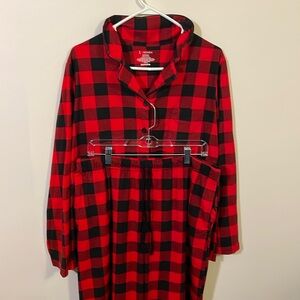 Pajamarama brand pajama set Red Plaid Women’s size L